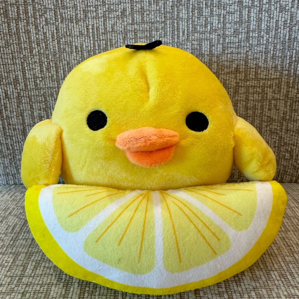8" Kiiroitori Rilakkuma A Basketful of Lemons Plush